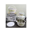 4-Piece Insulated Hotpot Set - Stainless Steel - 1
