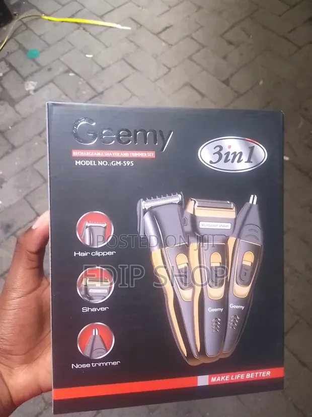 Germy 3-in-1 Rechargeable Shaver na Trimmer - 1
