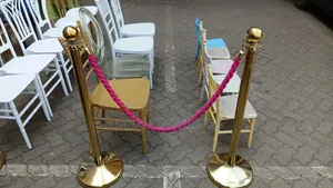 Quality Stanchions with Red Rope