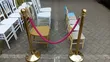 Quality Stanchions with Red Rope - 1