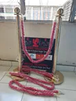 Gold & Red Stanchions (1 Meter Wide) - 2