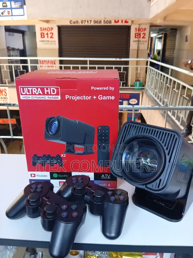 HY320 Portable Projector for Gaming & Movies - 1