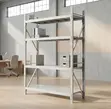 White 4-Tier Heavy Duty Metal Display Rack - 4