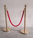 Brand New Red Carpet Stanchions (Set of 2 + Rope) - 2