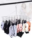 Stainless Steel Square Hanger - 20 Piece Sock Hanger - 2