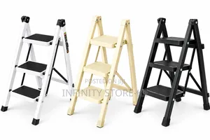Heavy Duty Foldable Safety Ladder - 3 Steps