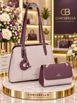 Chrisbella Medium Handbag - Blue - 3