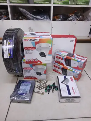 Hikvision Kamera ya CCTV ya Channel 4 HD yenye Sauti