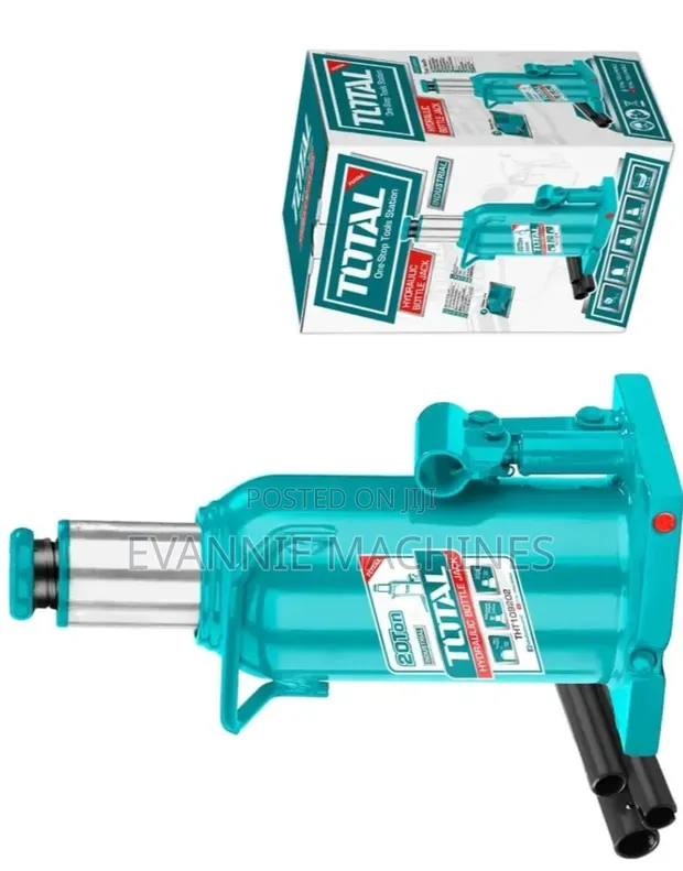 Total 20-Ton Hydraulic Bottle Jack - 1