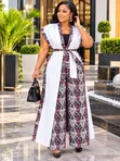 Mavazi ya Kimono ya Ankara kwa Wanawake - 1