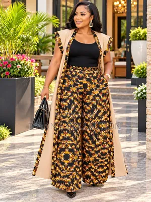 Mavazi ya Kimono ya Ankara kwa Wanawake