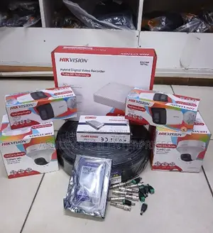 Hikvision 4 Channel HD CCTV Kit na Sauti ya Njia Mbili