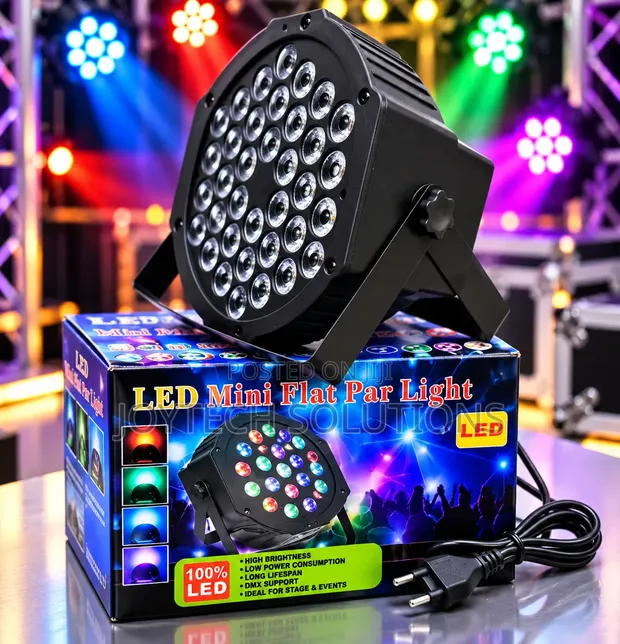 Church LED Disco PAR Light RGB DMX Stage Effect Light for Hire & Sale - 1