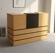 Office Reception Desk - Brown Counter Desk - 5