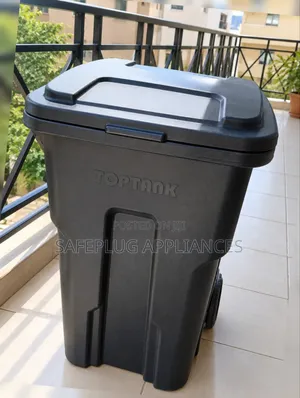 Kopo la Taka la Pedal la Lita 120 na Magurudumu