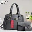 3-in-1 Ladies Handbag - Genuine Leather - 2