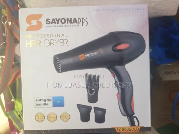 Sayonapps Professional Hair Dryer - 2000W - 1