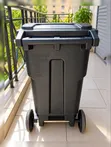 120L Wheeled Pedal Trash Bin - Brand New - 2