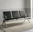 Office Reception 3-Seater Padded Bench - 1