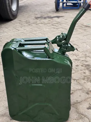 20L Metallic Fuel Jerrican with Spout