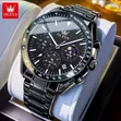 Olevs Watch ya Chuma cha Kutolea Nje kwa Wanaume - 2