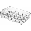 Acrylic Egg Storage Box with Lid for Refrigerator - 1