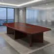 3M Mahogany Boardroom Table - 5