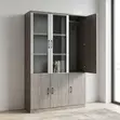 Three-Door Wooden Office Storage Cabinet - 2