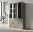 Three-Door Wooden Office Storage Cabinet - 3
