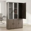 Three-Door Wooden Office Storage Cabinet - 4