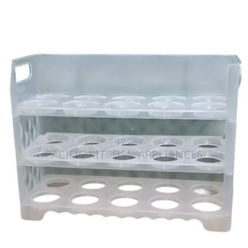 3-Tier Egg Tray, 30 Eggs - White - 1