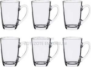 Luminarc New Morning Set ya Mugs 6 Vipande Uwazi
