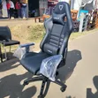 Reclining Gaming Chair with Adjustable Backrest, Headrest & Lumbar - 1