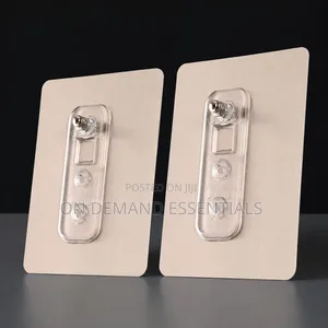 2PCS Punch-Free Screw Stickers, Hooks za Kuzuia Maji