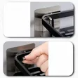 2PCS Punch-Free Screw Stickers, Waterproof Hooks - 2