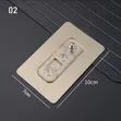 2PCS Punch-Free Screw Stickers, Waterproof Hooks - 5