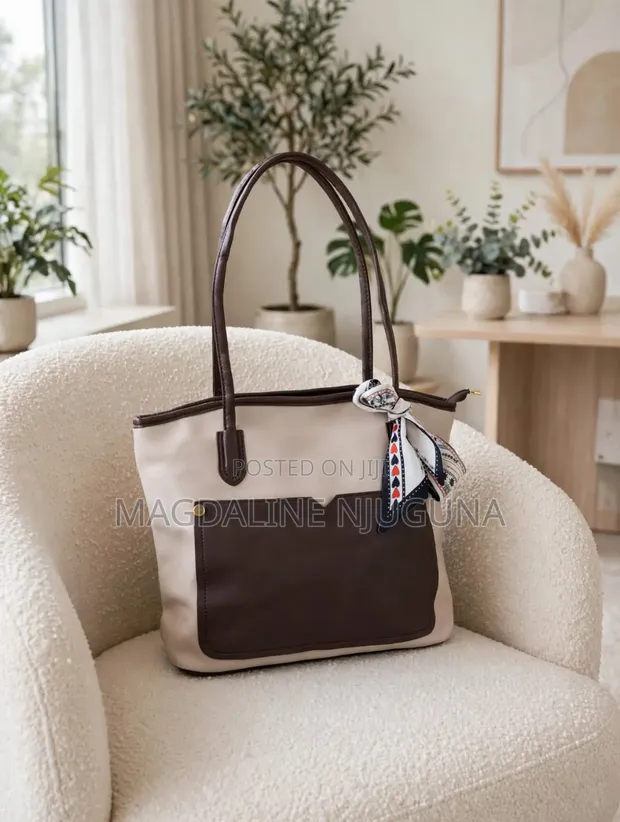 Ladies Multicolor Genuine Leather Handbag - 1