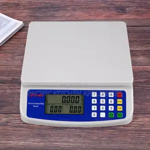 Digital Kitchen Scale - Uwezo wa 30kg, Nyeupe