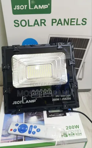 JSOT 200W Solar Floodlight Outdoor LED Lamp