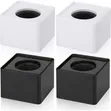 Square Microphone Logo Flag Station - Black/White - 1