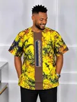 Ankara Shirts for Men - 100% Cotton - 2