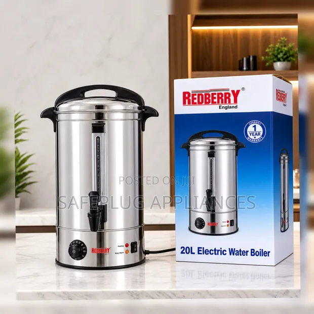 Redberry 20L Stainless Steel Electric Tea Urn - 1