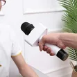 Triangle TV Interview Microphone Flag Station - White - 2