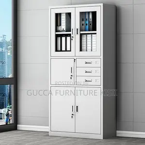 Brand New 2-Door Filing Cabinet with Safe