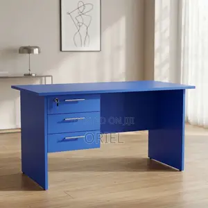 Blue 120cm Clerical Study Desk