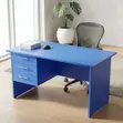 Blue 120cm Clerical Study Desk - 2