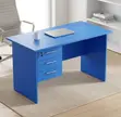 Blue 120cm Clerical Study Desk - 3