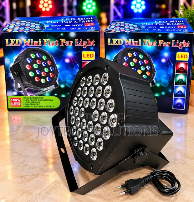 LED Mini PAR Light 36W Rangi za RGB kwa Stage - 1