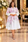 Elegant Missy Floral Chic Dress - 2