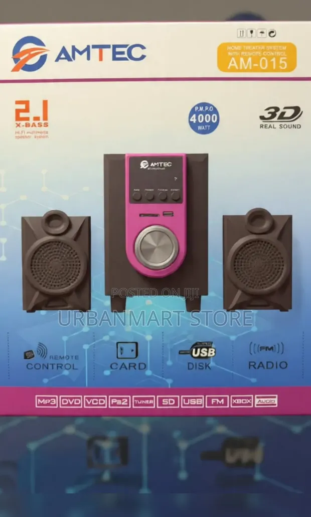 Amtec AM-015 2.1 Speaker za Multimedia - 1
